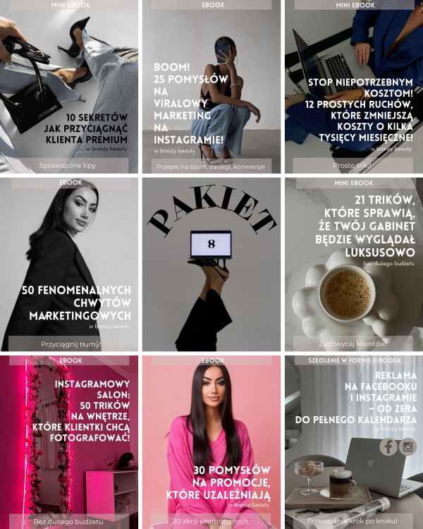 Pakiet ebooków: 8 hitów