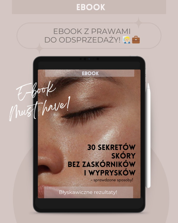 Ebook z licencją na sprzedaż - Zarabiaj pasywnie sprzedając go swoim klientkom! CERA