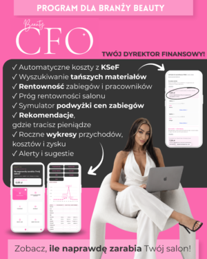Subskrypcja BEAUTY CFO™, Twój dyrektor finansowy